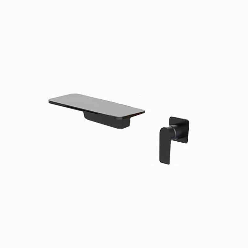 Modern Bathroom Faucet Copper Wall Mounted Fixed Bathroom Faucet