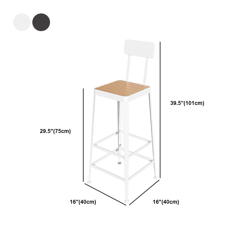 1/5 Pieces Faux Wood Bar Table Set with Metal Frame Industrial Rectangle Pub Table Set