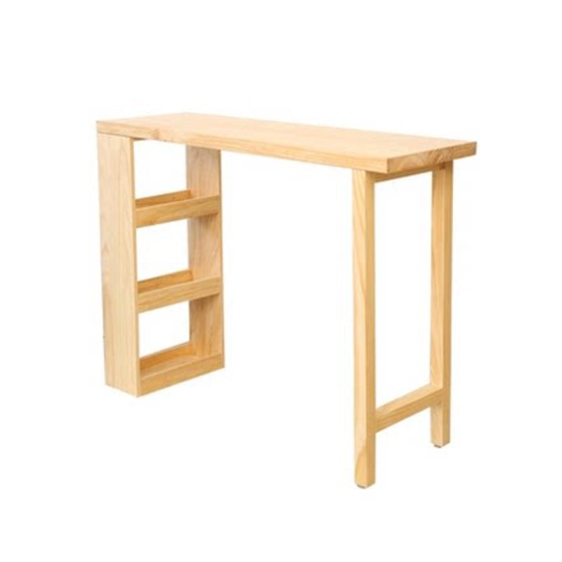 1/2/3 Pieces Solid Wood Bar Table and Stools Contemporary Bar Pub Table Set