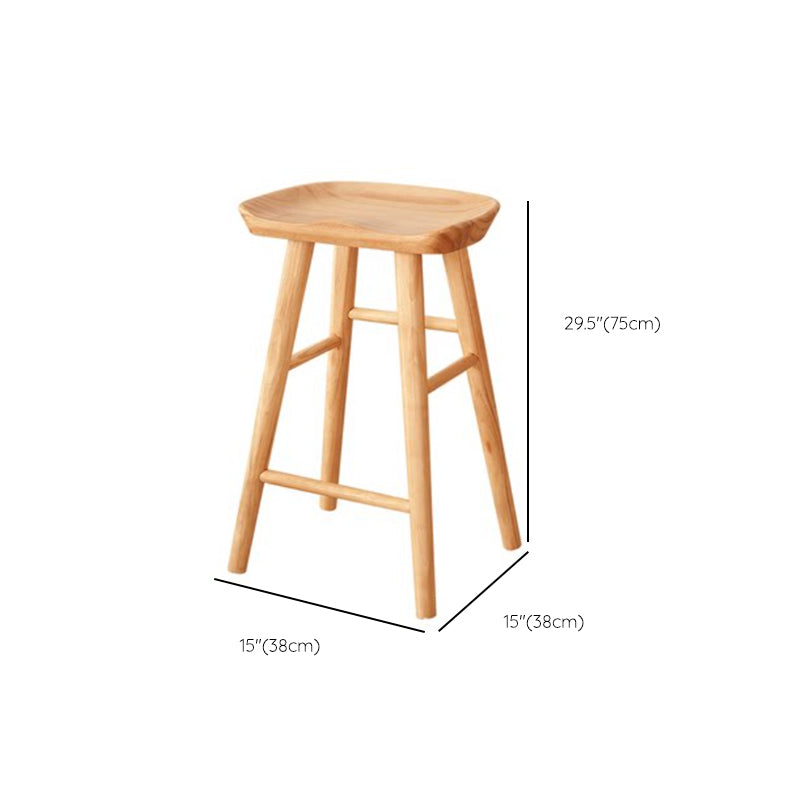 1/2/3 Pieces Solid Wood Bar Table and Stools Contemporary Bar Pub Table Set