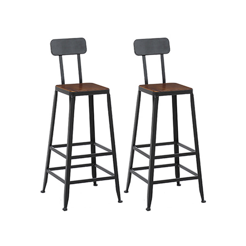 1/2/3/4/5 Pieces Industrial Bar Set Solid Wood Pub Dining Set