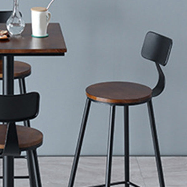 1/2/3/4/5 Pieces Industrial Bar Set Solid Wood Pub Dining Set