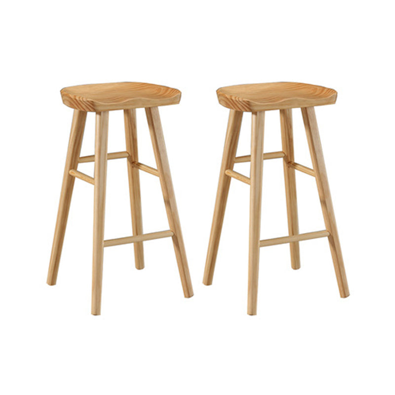 Contemporary Style 1/2/4/5 Pieces Bar Table Set Rectangle Bar Table with Wooden Stools