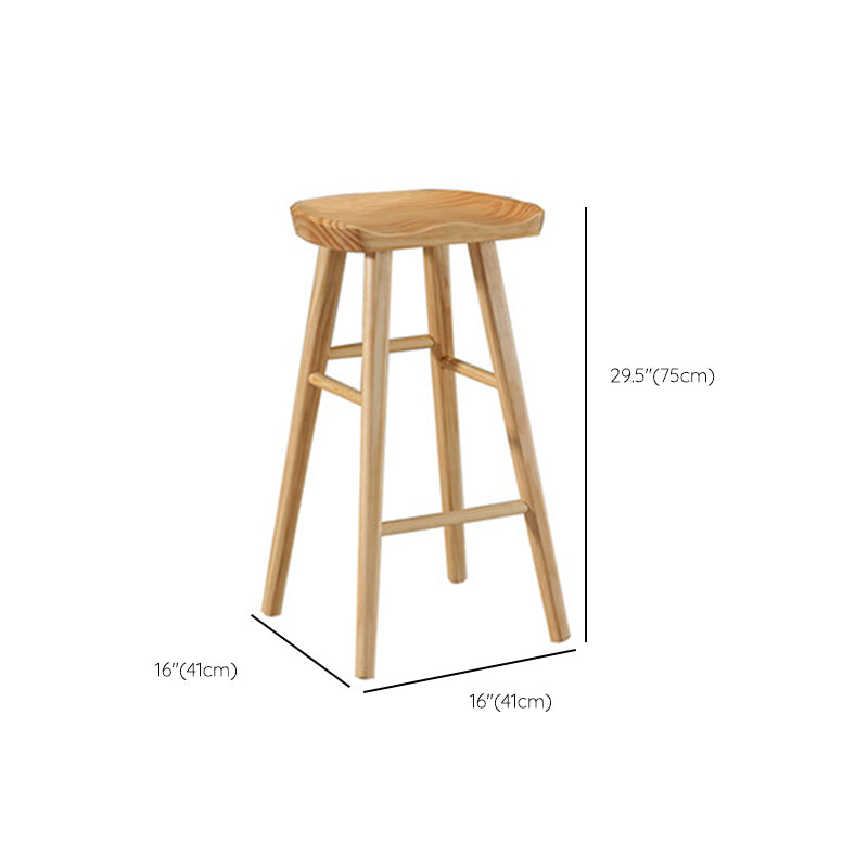 Contemporary Style 1/2/4/5 Pieces Bar Table Set Rectangle Bar Table with Wooden Stools