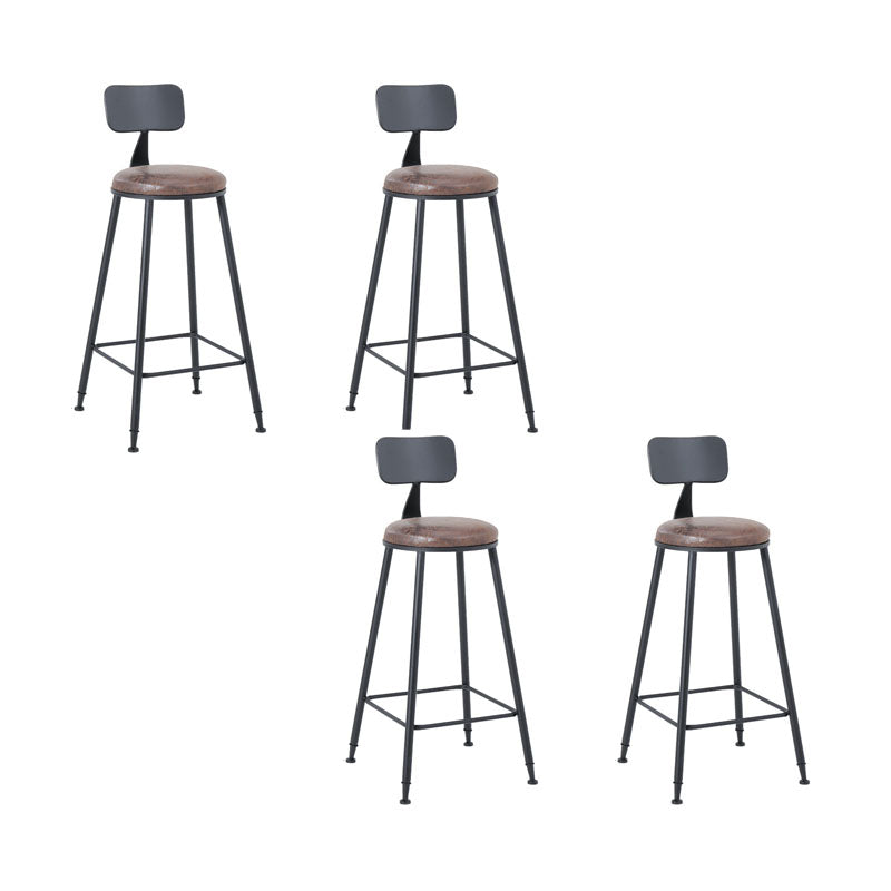 Contemporary Bar Stool and Table Set 1/2/4/5 Pieces Table and Stool Set
