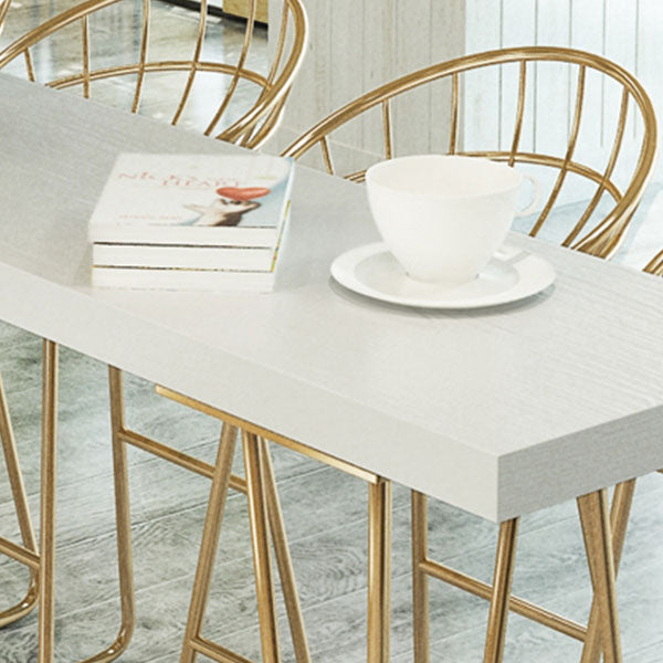 Glam Style Bar Table Set 1/5/9 Pieces Solid Wood Counter Table Set for Indoor