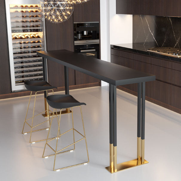 Glam Table and Stool 1/2/3/5 Pieces Solid Wood Pub Table Set