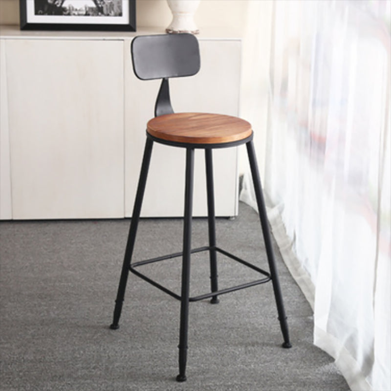 Modern Bar Table Set 1/6 Pieces Solid Wood Counter Height Set for Indoor