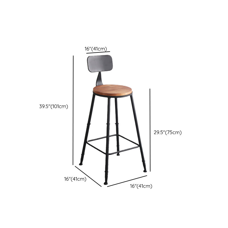 Modern Bar Table Set 1/6 Pieces Solid Wood Counter Height Set for Indoor