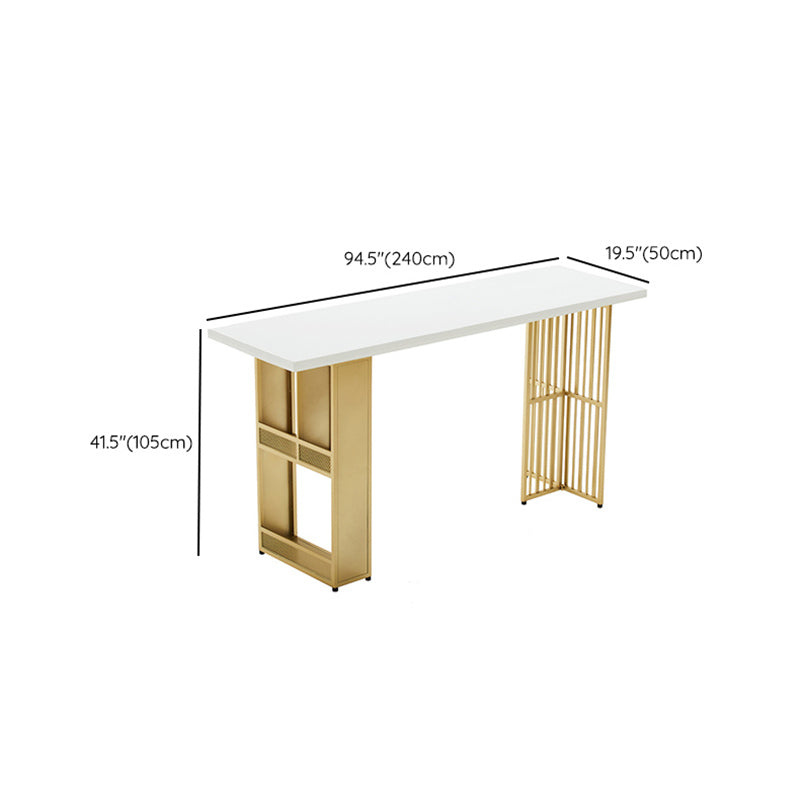 Modern Bar Stool and Table Set Rectangular 1/7 Pcs Pub Dining Set