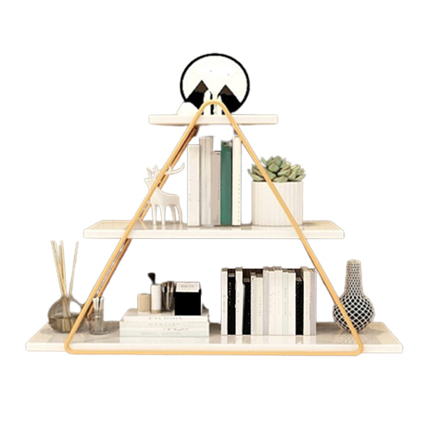 Modern Metal Shelf Bookcase Wall Mounted Book Shelf for Living Room