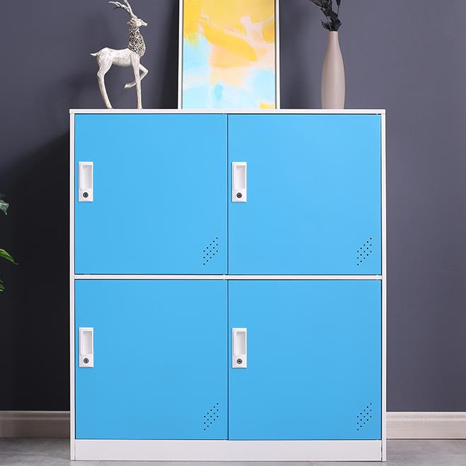Non-Hanging Armoire with Lock Contemporary Storage Cabinet for Home