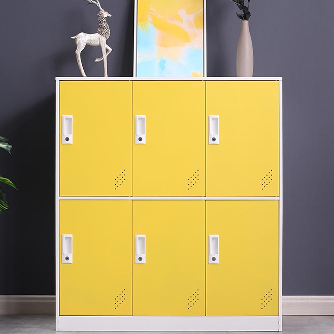 Non-Hanging Armoire with Lock Contemporary Storage Cabinet for Home