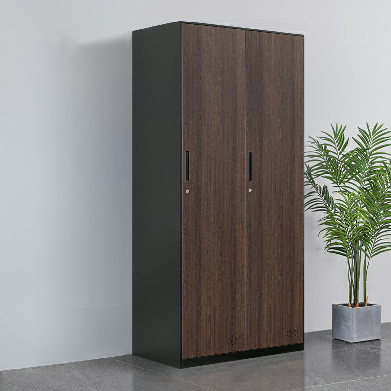 Metal Matte Finish Wardrobe Industrial Storage Cabinet with Hinged Doors