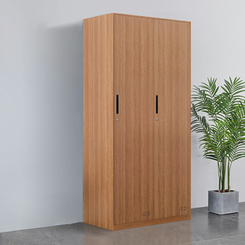 Metal Matte Finish Wardrobe Industrial Storage Cabinet with Hinged Doors