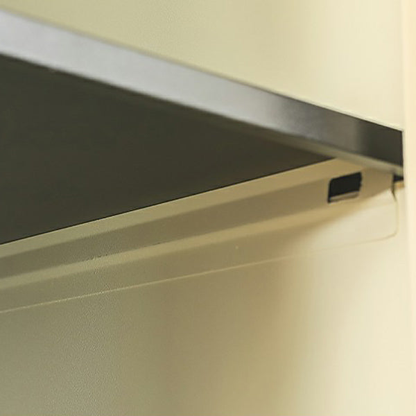 Metal Matte Finish Wardrobe Industrial Storage Cabinet with Hinged Doors