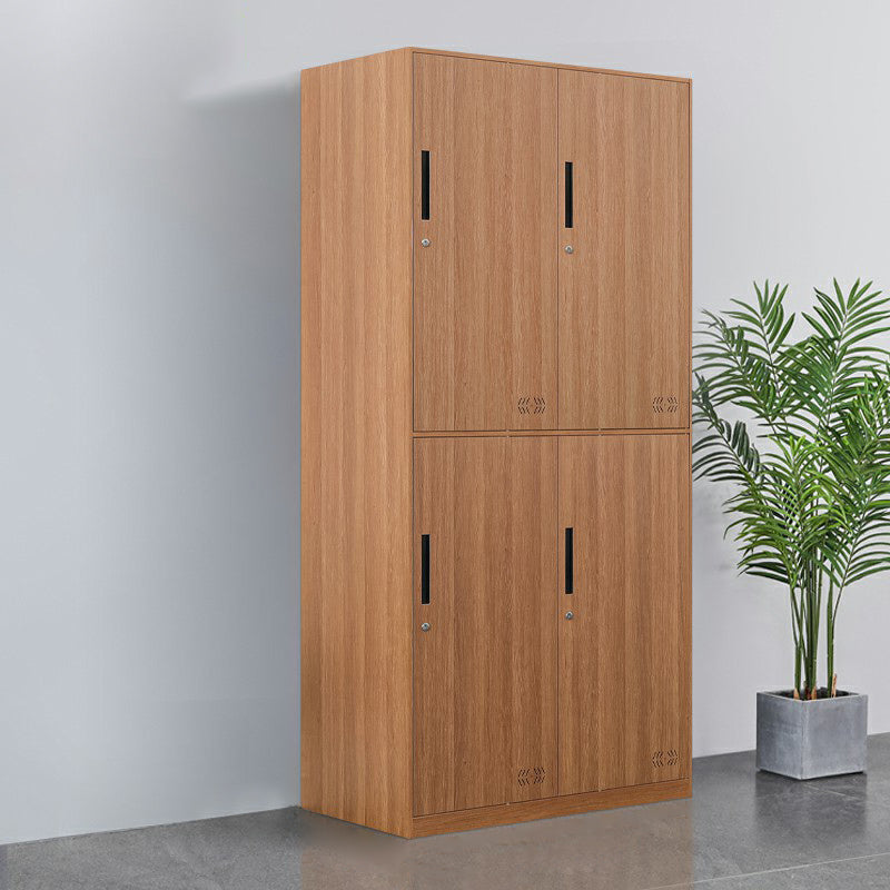 Metal Matte Finish Wardrobe Industrial Storage Cabinet with Hinged Doors