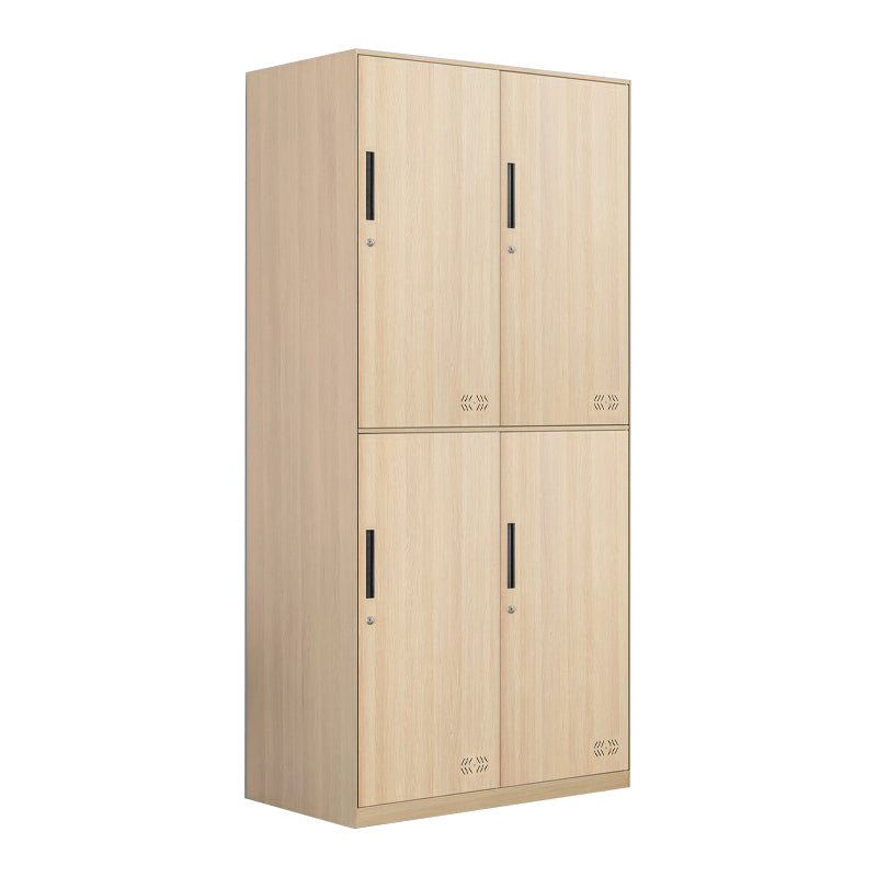 Metal Matte Finish Wardrobe Industrial Storage Cabinet with Hinged Doors