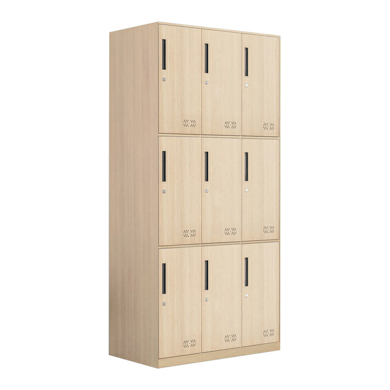 Metal Matte Finish Wardrobe Industrial Storage Cabinet with Hinged Doors