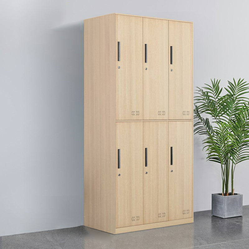 Metal Matte Finish Wardrobe Industrial Storage Cabinet with Hinged Doors