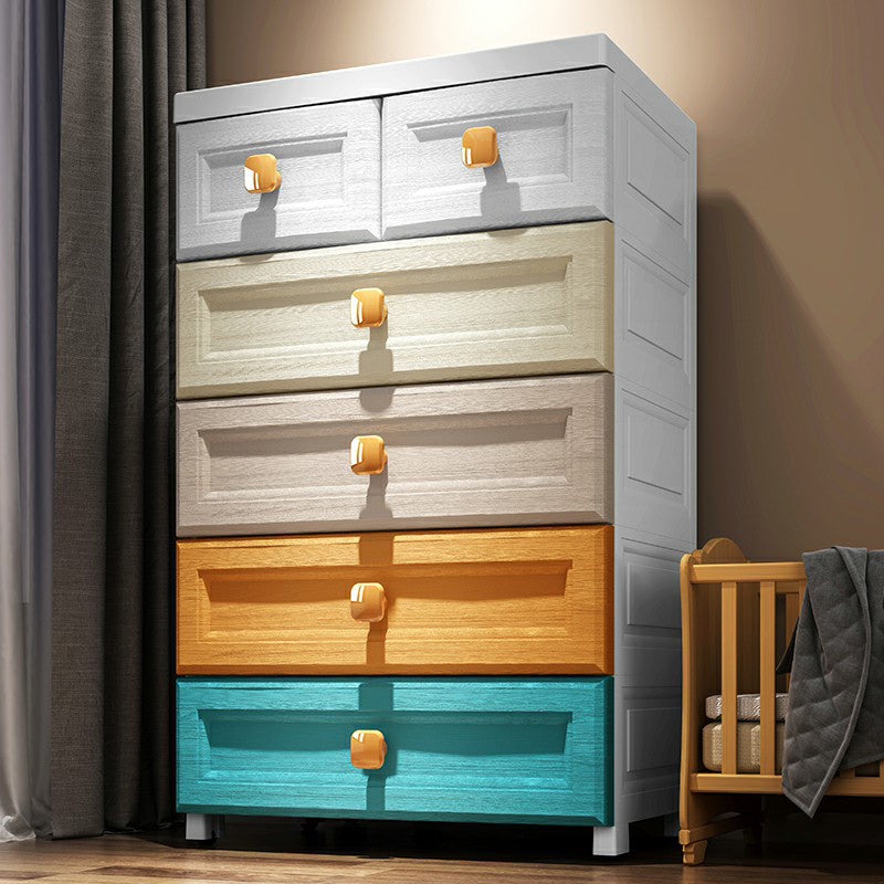 Non-Hanging Armoire with Legs Modern Storage Cabinet with Drawer