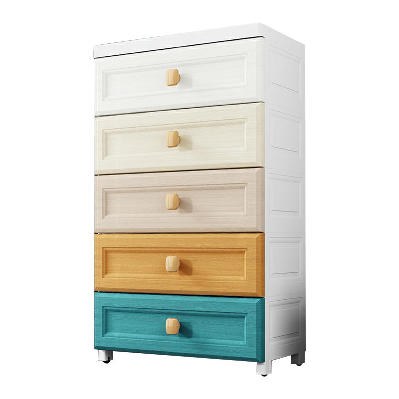 Non-Hanging Armoire with Legs Modern Storage Cabinet with Drawer