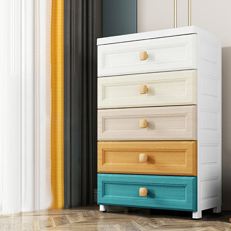 Non-Hanging Armoire with Legs Modern Storage Cabinet with Drawer