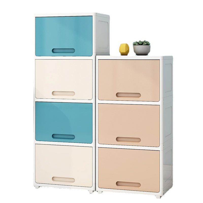 5-Door Storage Cabinet with Legs Non-Hanging Armoire for Home
