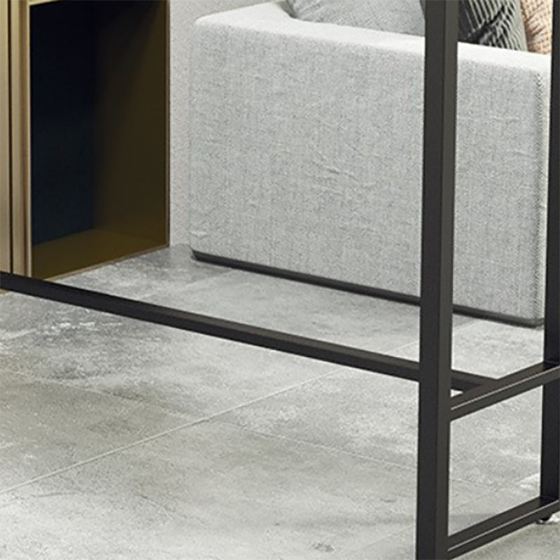 Modern Bar Table Set 1/2/4 Pieces Faux Marble Counter Table with Backless Stools