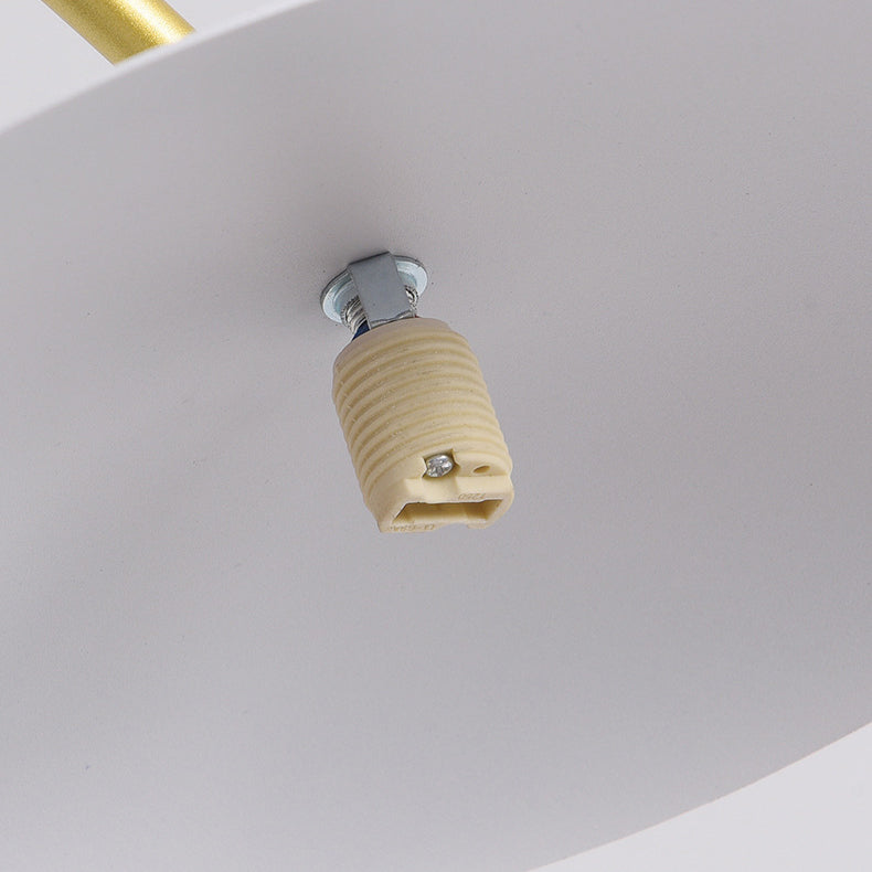 Gold and White Island Lights Contemporary Pendant Lights for Dining Room