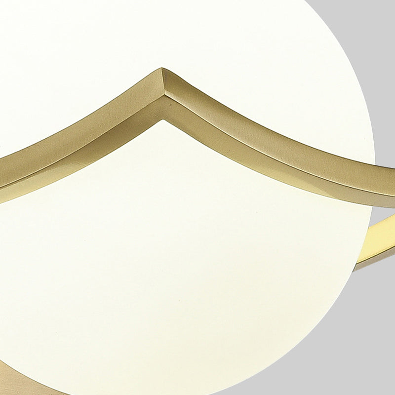 Contemporary Wall Sconce Globe Glass Sconce Lighting for Bedroom