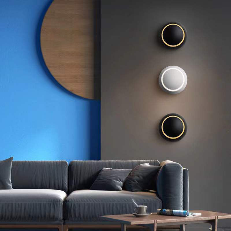 Plastic Sconce Light Modern Style Wall Sconce Lighting for Living Room