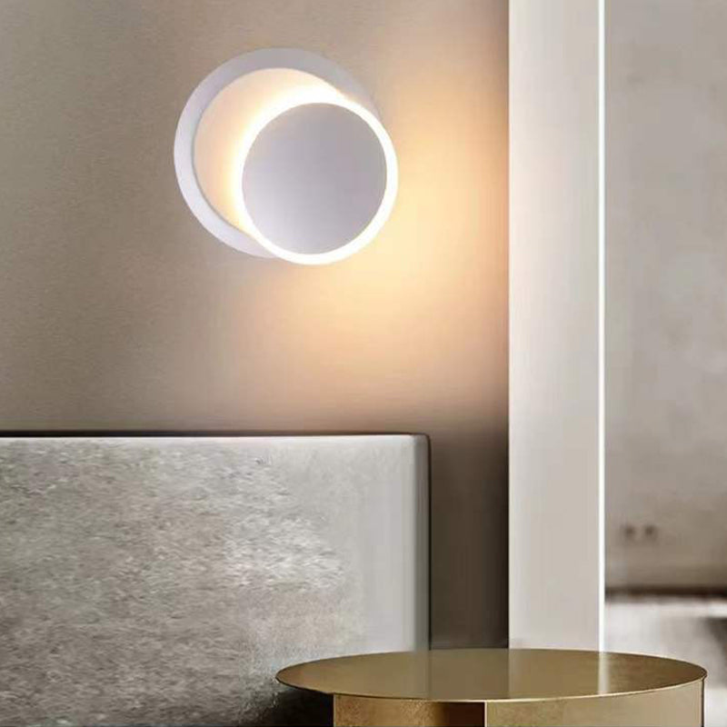 Plastic Sconce Light Modern Style Wall Sconce Lighting for Living Room