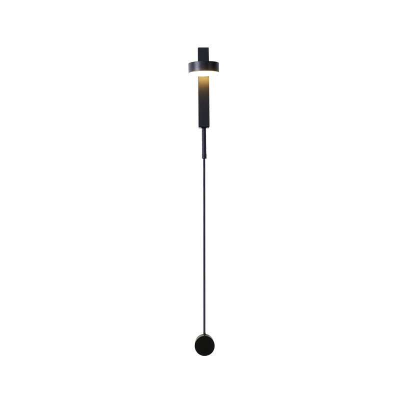 Modern Simple Metal Wall Light Rotatable Circle Shape Wall Lamp for Living Room