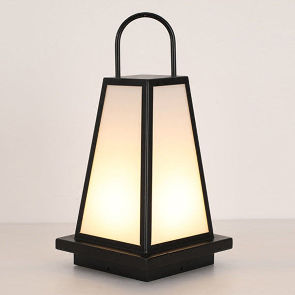 Modern Simple Pillar Lamp Geometric Outdoor Light for Garden