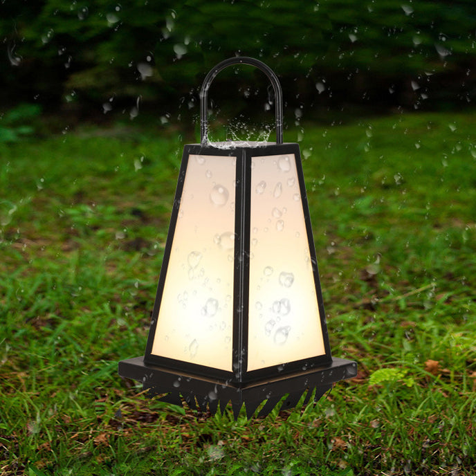 Modern Simple Pillar Lamp Geometric Outdoor Light for Garden