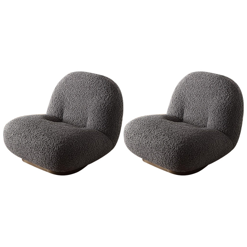 32.67" Wide Parsons Chair Wool Arms Included Chair for Living Room