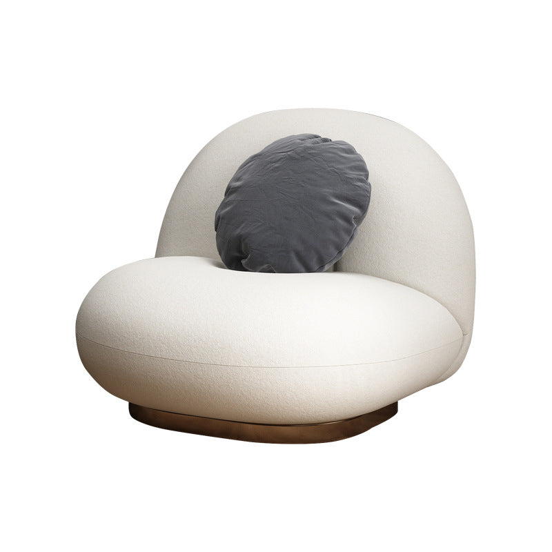 32.67" Wide Parsons Chair Wool Arms Included Chair for Living Room