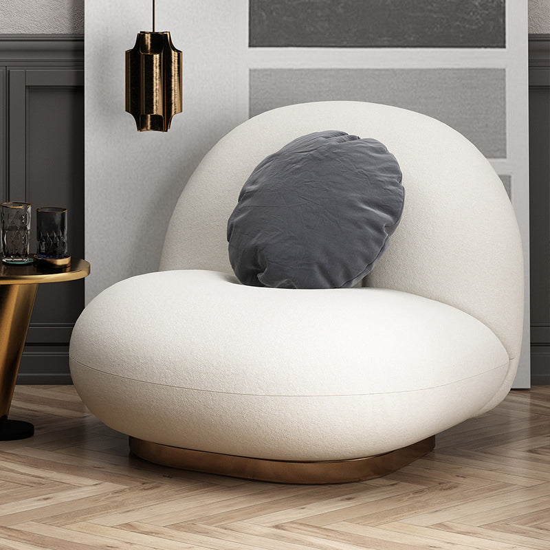 32.67" Wide Parsons Chair Wool Arms Included Chair for Living Room