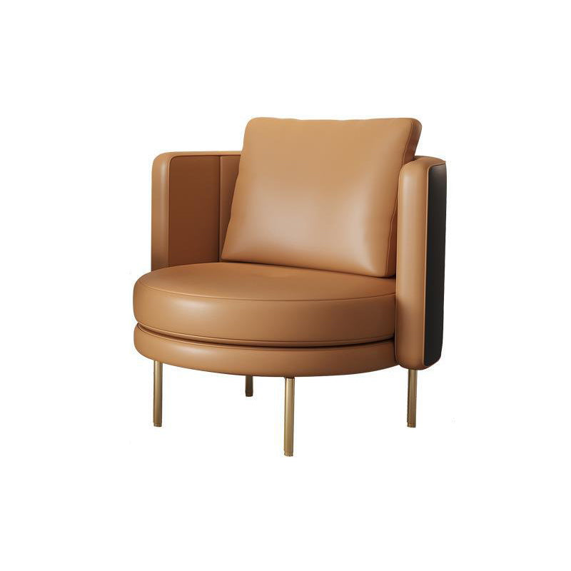 27.55" Wide Parsons Chair Armless Chair with Pillow Back for Living Room