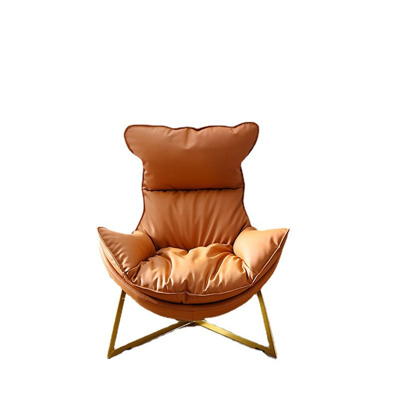 Faux Leather Accent Chair Armless Chair for Living Room, 29.52" Wide