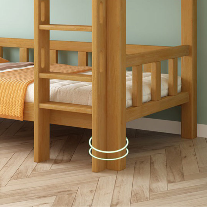 Mid-Century Modern Headboard Bunk Bed Footboard Bed With Custom Legs