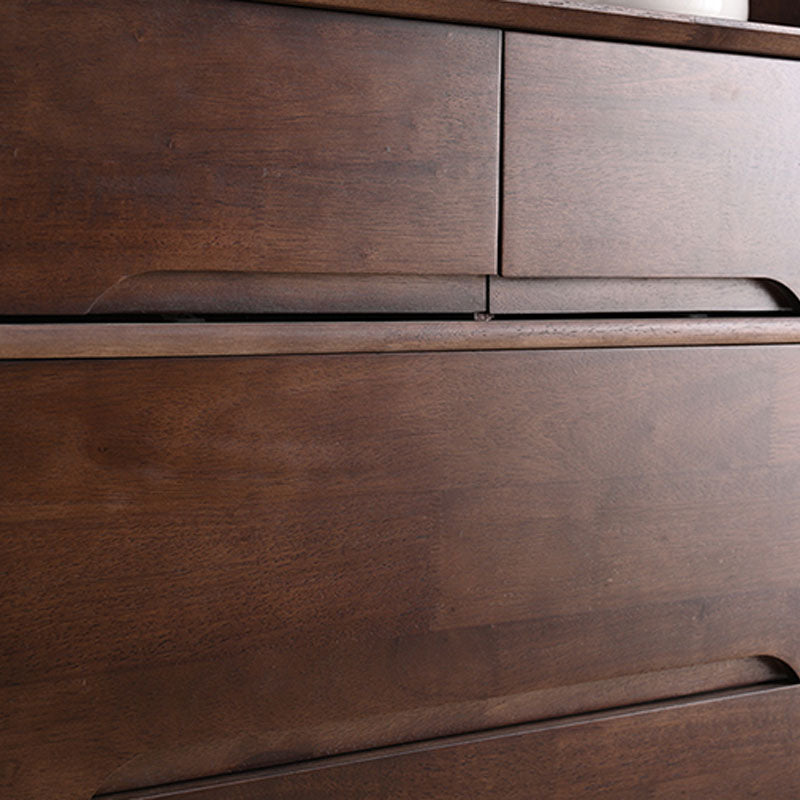 Mid Century Solid Wood Chest 29.5" Wide Drawers Included Chest