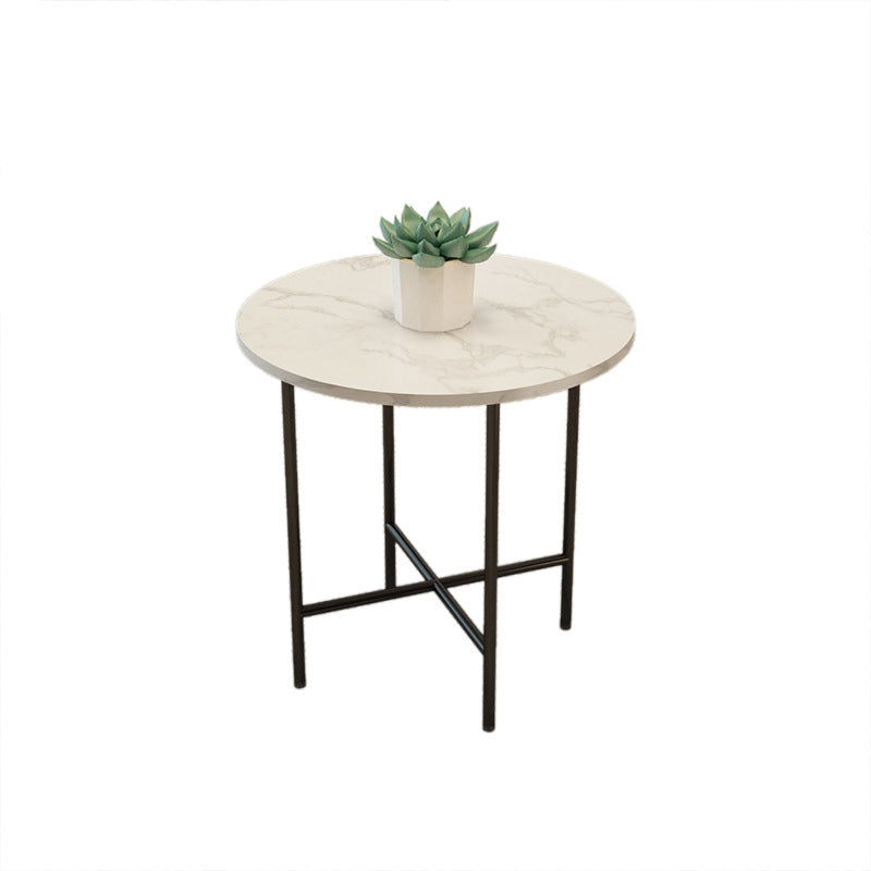 Glam Cocktail Table 4 Legs Slate Round/Oval Coffee Table Set