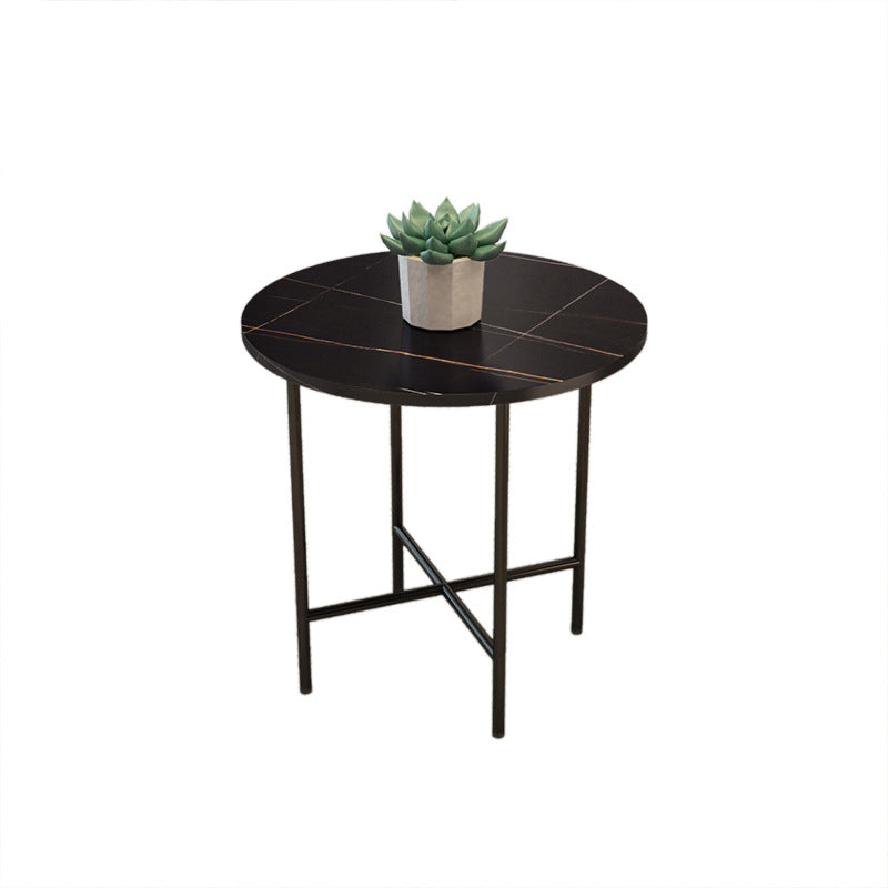 Glam Cocktail Table 4 Legs Slate Round/Oval Coffee Table Set
