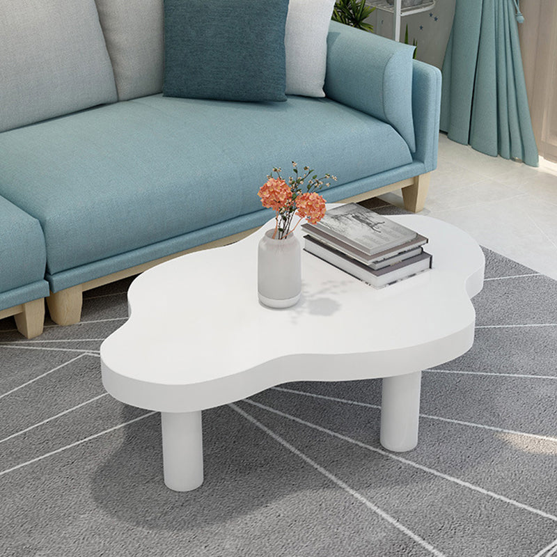 Nordic Cocktail Table 3 Legs Solid Wood Free Form Nesting Coffee Table
