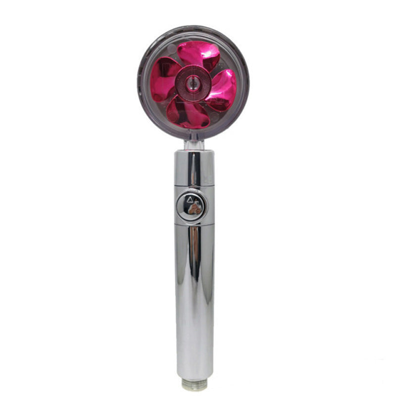 Plastic Handheld Shower Head Standard Round Spray Head with Swivel