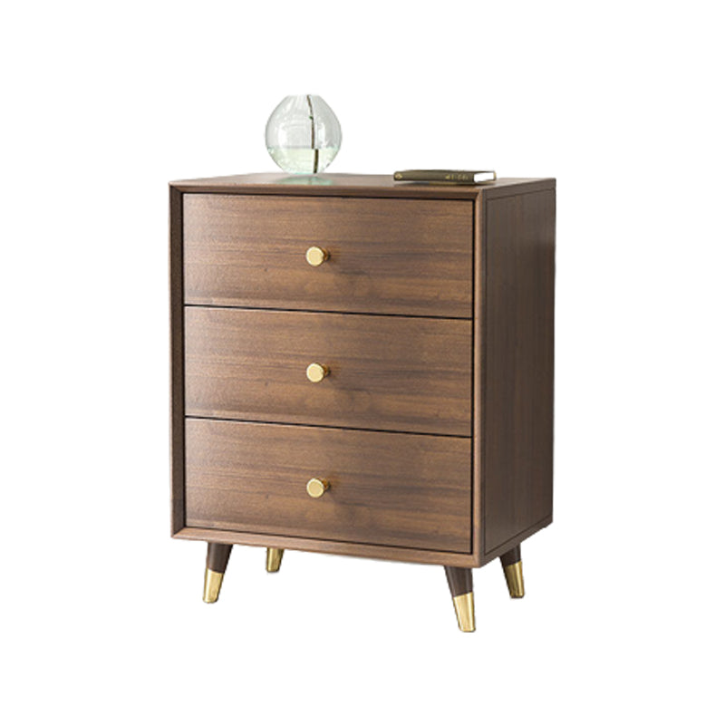 Engineered Wood Glam Chest Bedroom Storage Chest with Drawers