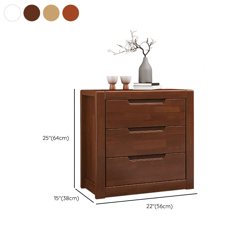 Contemporary Solid Wood Storage Chest Bedroom Chest with Drawers