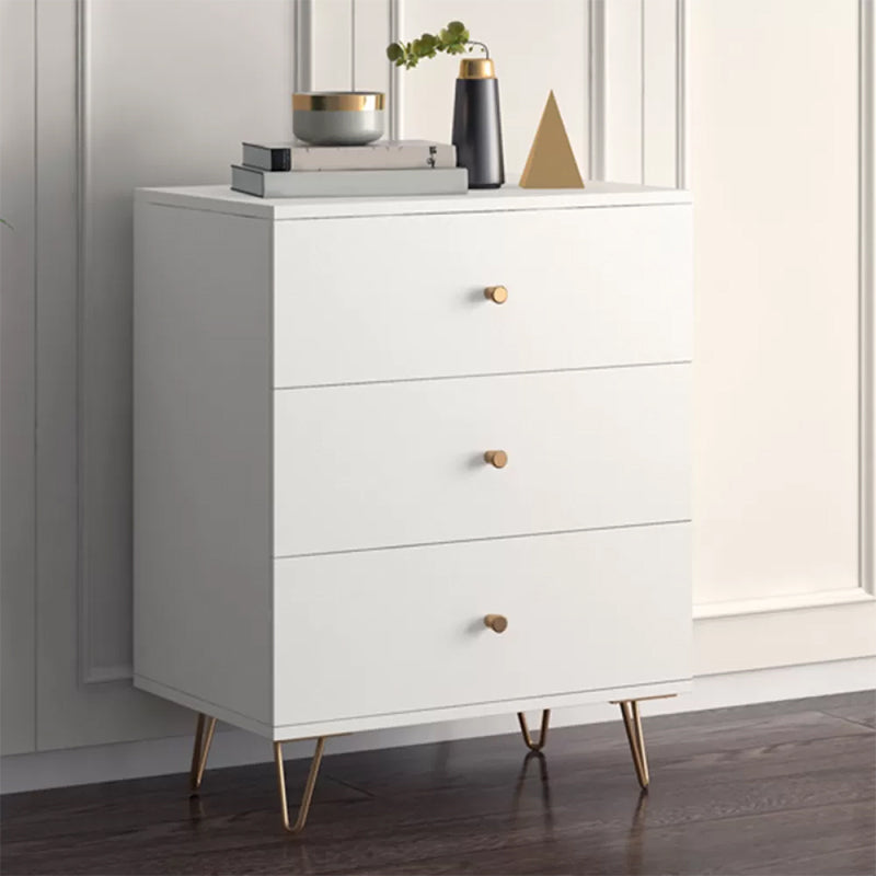 Glam Chest Bedroom Engineered Wood 16" Wide Storage Chest with Drawers